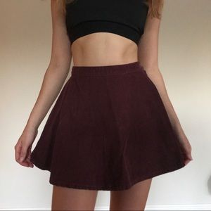 Deep Red Skirt